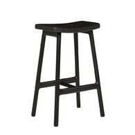 丹麥Tolv Odd 微波浪吧台椅 (黑)
