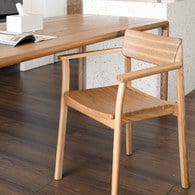 丹麥Tolv Poise典藏實木扶手椅(橡木)