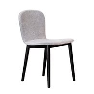 丹麥Tolv Puddle圓弧流線型單椅(布面/灰)