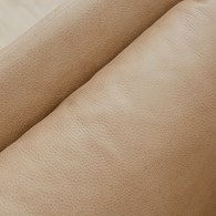 丹麥Tolv Weekend北歐假日皮革沙發 (奶茶、220公分)