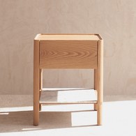 丹麥Tolv Tye 床邊櫃 (橡木/大理石)