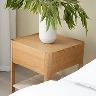 丹麥Tolv Tye 床邊櫃 (橡木/大理石)