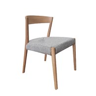 丹麥Tolv 一字靠背單椅 (布面/暖灰)