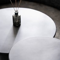 丹麥Tolv Fasika 混凝土圓形茶几(黑)