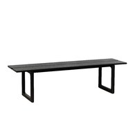 丹麥Tolv Hover設計師輪廓長凳(黑色/170公分)