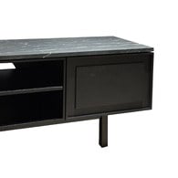 丹麥Tolv Yorke 黑色大理石電視櫃(200公分)