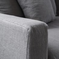 丹麥Tolv Sloopy自由氣息法式3.5人沙發 (淺灰)