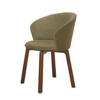 丹麥Tolv Glide滑翔扶手單椅 (橄欖綠貓抓布)