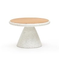 丹麥Tolv RAMEL沙漏茶几 (白水磨石)