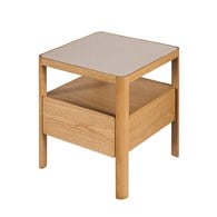 丹麥Tolv THEO床邊櫃 (橡木/岩板)