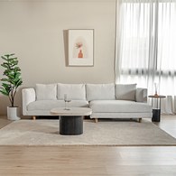 丹麥Tolv Sequel 簡約永恆右向L型沙發 (雪白、280公分)