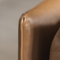 丹麥Tolv Weekend北歐假日皮革沙發 (焦糖色、270公分)