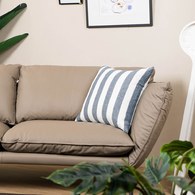 丹麥tineKhome 簡約條紋方形靠枕 (洋藍、長50公分)