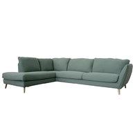 波蘭Sits Stella灑落的片刻日光左向L型沙發 (草綠、長299公分)