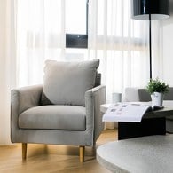 波蘭Sits Sally 家庭好時光單人沙發 (灰米O)