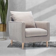 波蘭Sits Sally 家庭好時光單人沙發 (灰米O)