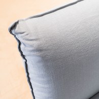 波蘭Sits Hugo金屬腳布面三人沙發 (亮灰B)