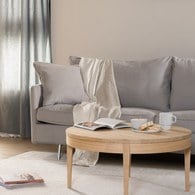 波蘭Sits Julia俐落金屬腳三人沙發 (灰米C)