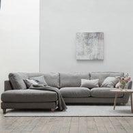 波蘭Sits Viktoria沉浸於美好暖陽左向L型沙發 (灰米、寬302公分)