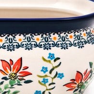 波蘭 Zaklady 紅火花季陶瓷盆栽 (長21公分)