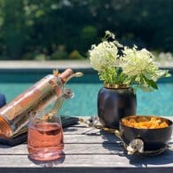 美國MichaelAram 瀲灩銀蓮花堅果點心碗