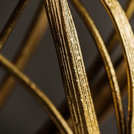 美國MichaelAram 黑色鳶尾花窗月拱門擺飾品