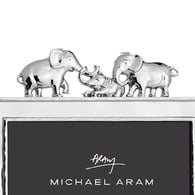 美國Michael Aram 溫馨家庭大象系列相框架(銀、4x6吋)
