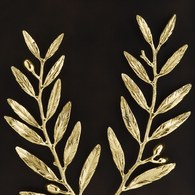 美國Michael Aram 橄欖枝造型立體壁掛 (亮面)