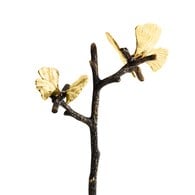 美國Michael Aram 銀杏蝴蝶翅膀椒鹽罐