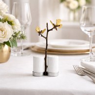 美國Michael Aram 銀杏蝴蝶翅膀椒鹽罐