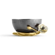 美國Michael Aram 瀲灩銀蓮花點心碗