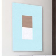 美國TwoPalms 峽谷流水方塊圖紋掛畫 (帆布、64公分)