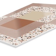 美國TwoPalms 峽谷砂石多格圖紋掛畫 (帆布、64公分)