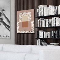 美國TwoPalms 峽谷砂石多格圖紋掛畫 (帆布、64公分)