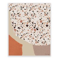 美國TwoPalms 峽谷砂石抽象拼貼掛畫 (64公分)