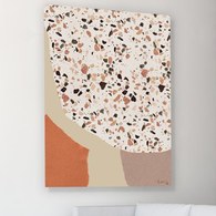 美國TwoPalms 峽谷砂石抽象拼貼掛畫 (64公分)