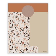 美國TwoPalms 峽谷砂石落日掛畫 (64公分)