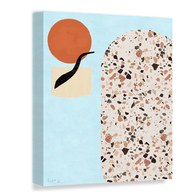 美國TwoPalms 峽谷流水圓拱圖紋掛畫 (64公分)