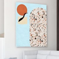 美國TwoPalms 峽谷流水圓拱圖紋掛畫 (64公分)