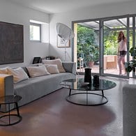 義大利HORM ALBINO FAMILY 大理石咖啡桌 (黑)