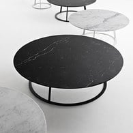 義大利HORM ALBINO FAMILY 大理石咖啡桌 (黑)