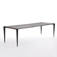 義大利HORM BOLERO奈米錐形腳可延伸餐桌 (黑)