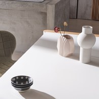 義大利HORM BOLERO奈米錐形腳餐桌 (白)