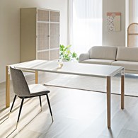 義大利HORM TANGO極致奈米可延伸餐桌 (白、可延伸)