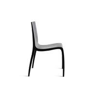 義大利HORM ki流線壓紋可堆疊單椅 (黑梣木)