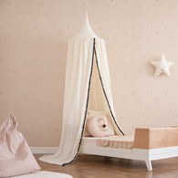 西班牙Nobodinoz有機棉 魔法帷幕帳篷 (片片雪花)