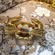 荷蘭 BoldMonkey 螃蟹金屬托盤擺飾