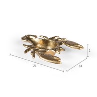 荷蘭 BoldMonkey 龍蝦金屬托盤擺飾