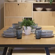 荷蘭Emerald人造植栽 蘆筍葉灌木 (白盆)