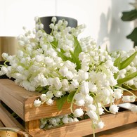 荷蘭Emerald人造植物 白色風鈴草